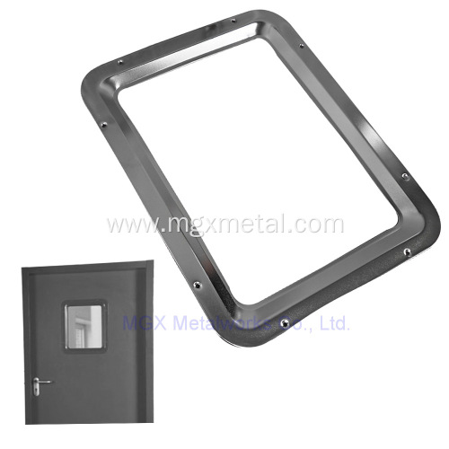 Steel Porthole Metal Door Square Vision Window Frame Factory